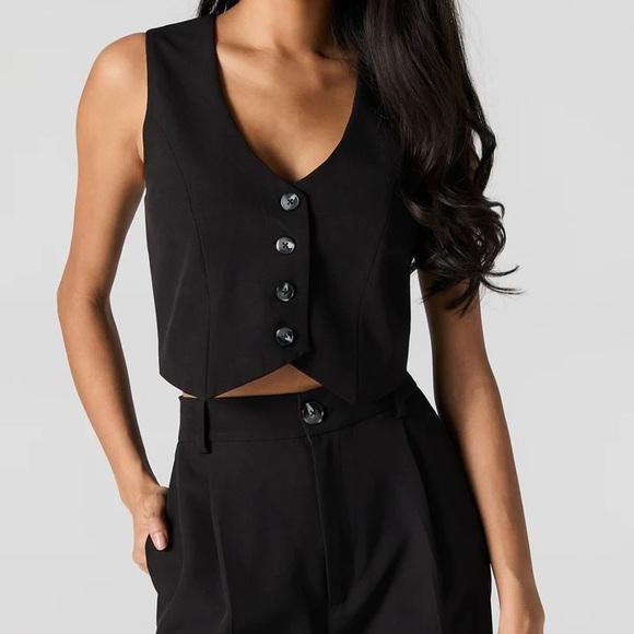 Cropped Vest Top - Picture 2 of 4